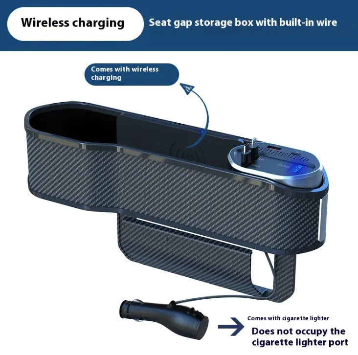 MoonGap™ Wireless Charging Car Seat Gap Filler