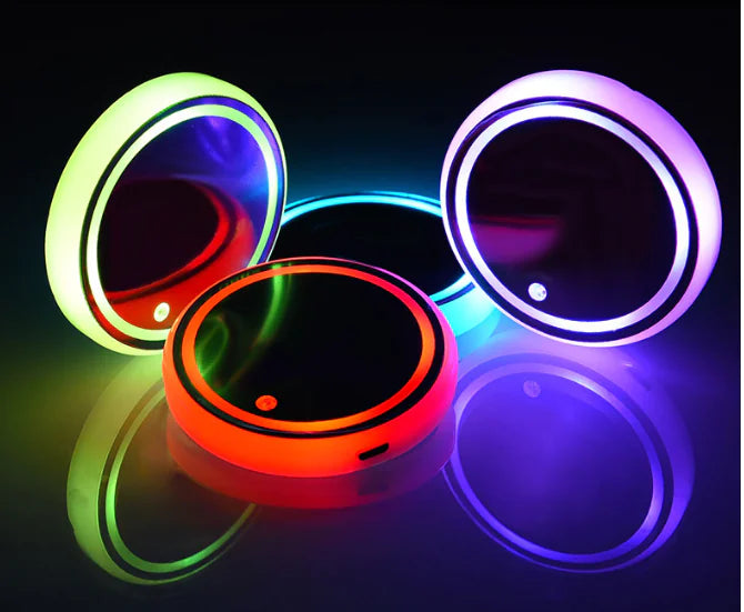 LED Car Cup Holder Mat